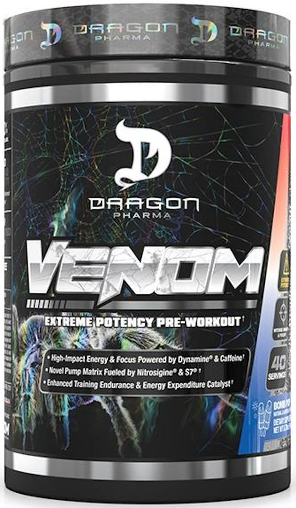 Dragon Pharma Venom 40 servings|Lowcostvitamin.com|Muscle Pumps