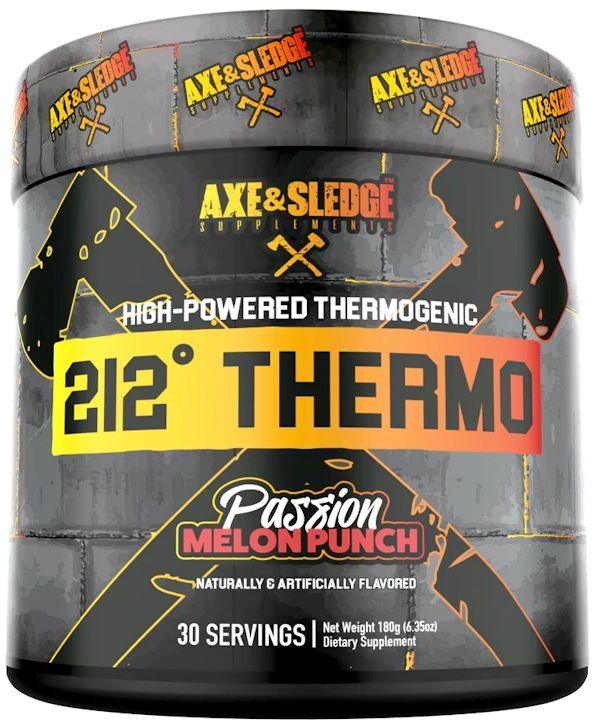 Axe & Sledge 212 Thermo High Powered Thermognic 30 ServingsLowcostvitamin.com