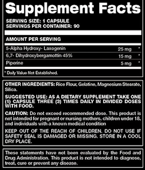IronMag Labs 5a Laxogen Rx 90 Capsules fact