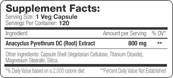 Serious Nutrition Solutions SNS Anacyclus XT 120 Veg-Capsules|Lowcostvitamin.com|Test Booster