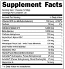 DAS Labs Bucked Up BAMF Black High Stimulant Nootropic Pre-Workout|Lowcostvitamin.com|Pre-Workout