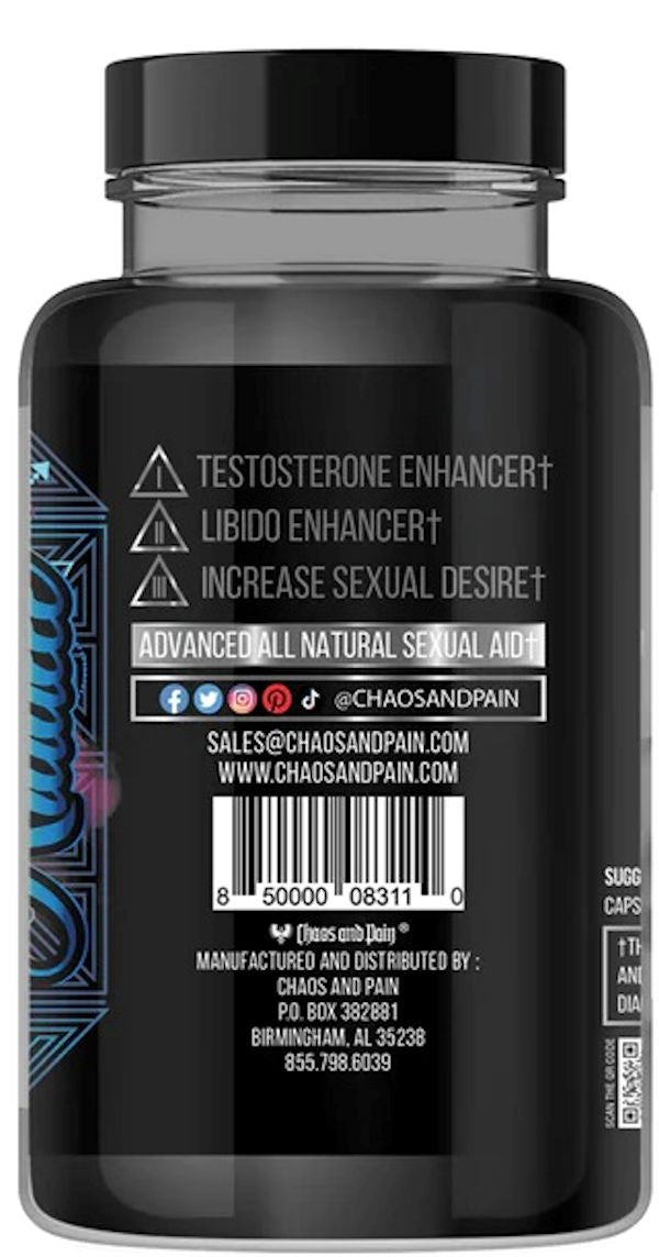 Cannibal Alpha PCT Chaos and Pain Libido Testosterone Booster bottle
