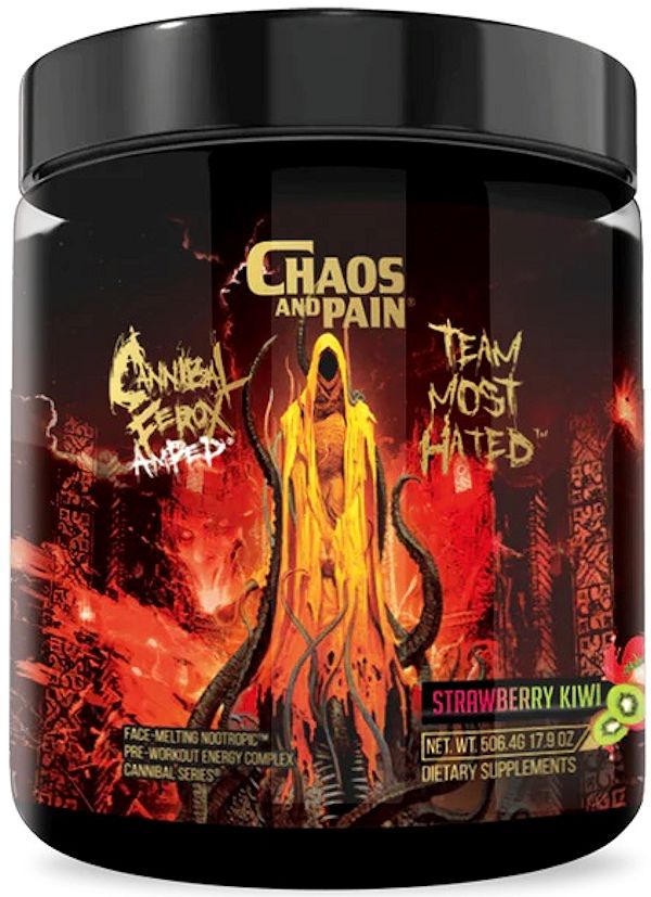 Chaos and Pain CANNIBAL FEROX AMPeD test booster Pre-Workout muscle pumps