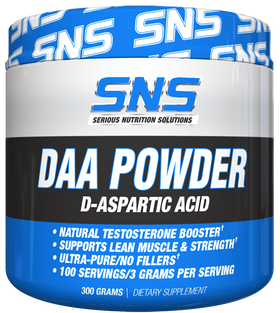 Serious Nutrition Solutions DAA Powder 300 gms 100 serving|Lowcostvitamin.com|D-Aspartic Acid