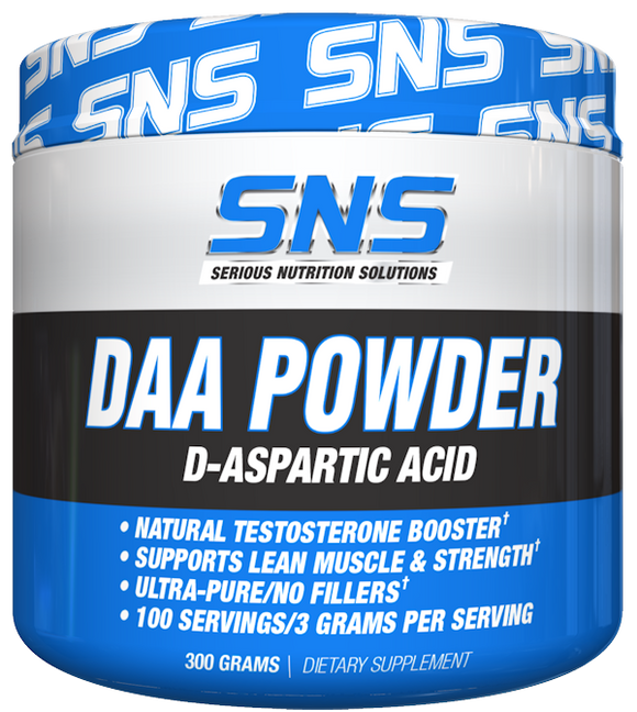Serious Nutrition Solutions DAA Powder 300 gms 100 serving|Lowcostvitamin.com|D-Aspartic Acid