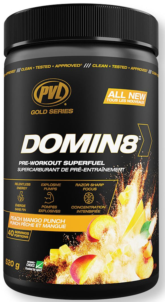 Pure Vita Labs Domin8 Pre-Workout SuperFuel|Lowcostvitamin.com|Pre-Workout