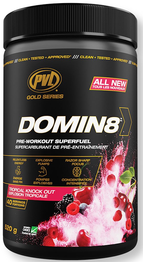 PVL Domin8 best taste pre-workout