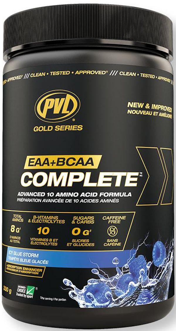 Pure Vita Labs EAA + BCAA Complete Advanced Amino Acid blue