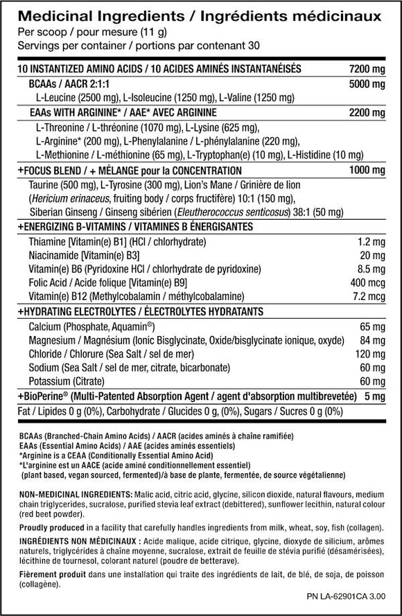 Pure Vita Labs EAA + BCAA Complete Advanced Amino Acid Formula 30 servings|Lowcostvitamin.com|BCAAs