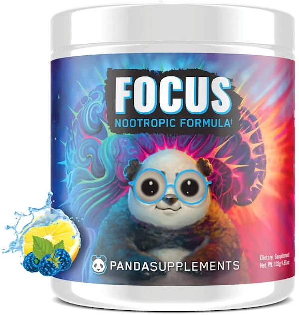 Panda Supps Focus Nootropic pre-workout water