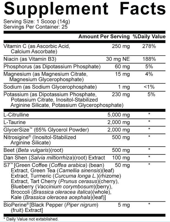 5% Nutrition Full As F*ck Non-Stim Pre-Workout|Lowcostvitamin.com|Citrulline