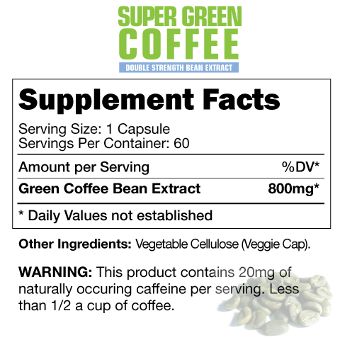 BetaLabs Super Green Coffee 60 caps|Lowcostvitamin.com|Green Coffee