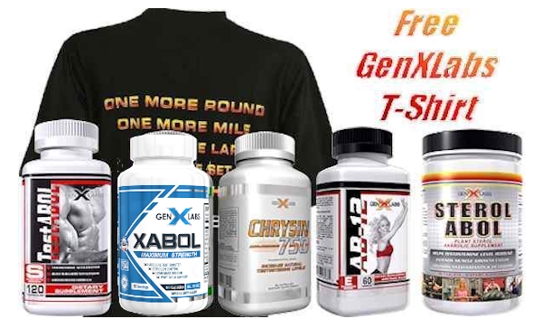 GenXLabs Mass Muscle Size Stack Plus Free Shirt