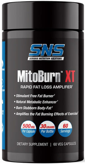 Serious Nutrition Solutions SNS MitoBurn XL 60 V-Capsules|Lowcostvitamin.com|Fat Burner