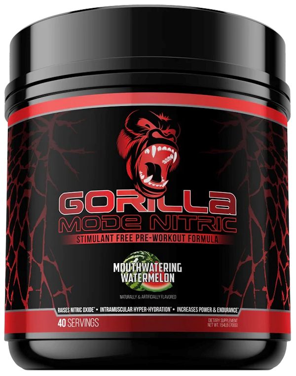 Gorilla Mind Gorilla Mode Nitric 40 ServingsLowcostvitamin.com