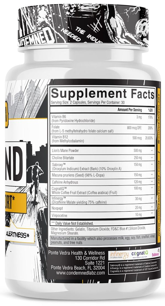 Condemned Labz MSTRMND Mental Alertness|Lowcostvitamin.com|Memory