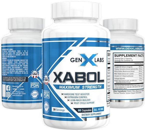 GenXLabs X-ABOL Full Spectrum Test Booster|Lowcostvitamin.com|Arimistane