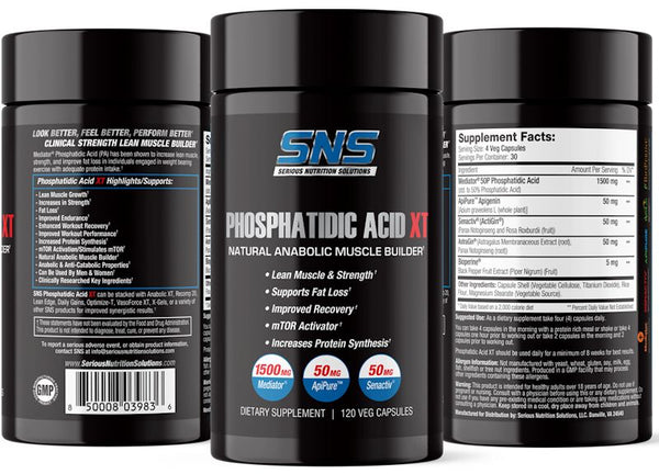 Serious Nutrition Solutions Phosphatidic Acid XT fat burner bottles