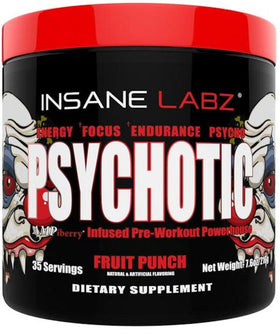 Insane Labz Psychotic 35 servings|Lowcostvitamin.com|Beta-alanine