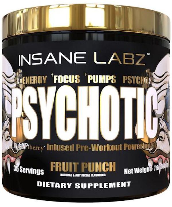Insane Labz Psychotic Gold 35 servings|Lowcostvitamin.com