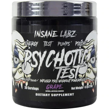 Insane Labz Psychotic Test Pre-Workout 30 serving|Lowcostvitamin.com|Test Booster