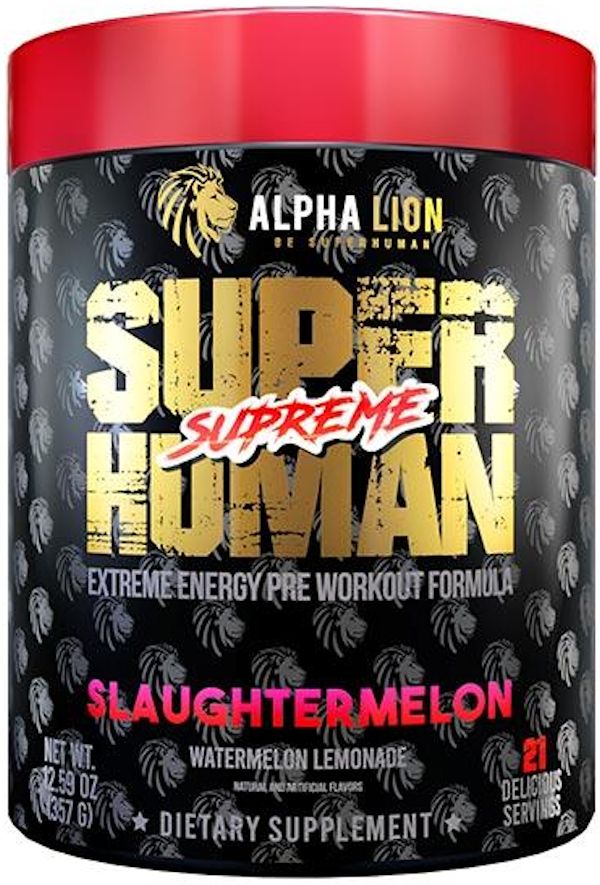 Alpha Lion SuperHuman Supreme pre-workout hulk