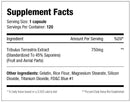 Serious Nutrition Solution Tribulus-750 Test Booster 120 Capsules|Lowcostvitamin.com|Tribulus