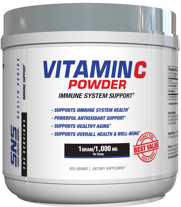 Serious Nutrition Solution Vitamin C Powder 500 Servings|Lowcostvitamin.com