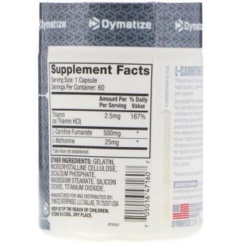 Dymatize Nutrition Acetyl L-Carnitine|Lowcostvitamin.com|Carnitine