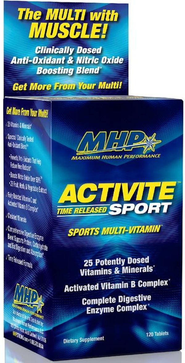 MHP Activite Sport Multi Vitamin 120 TabletsLowcostvitamin.com