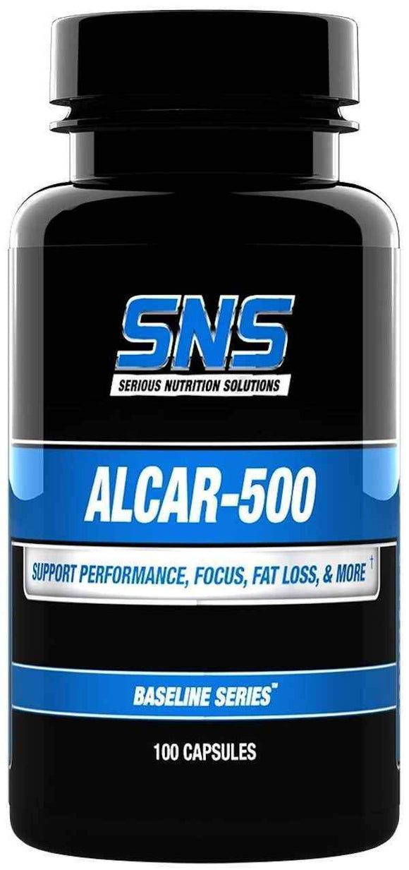 Serious Nutrition Solutions SNS Alcar-500 100 Caps|Lowcostvitamin.com|Carnitine