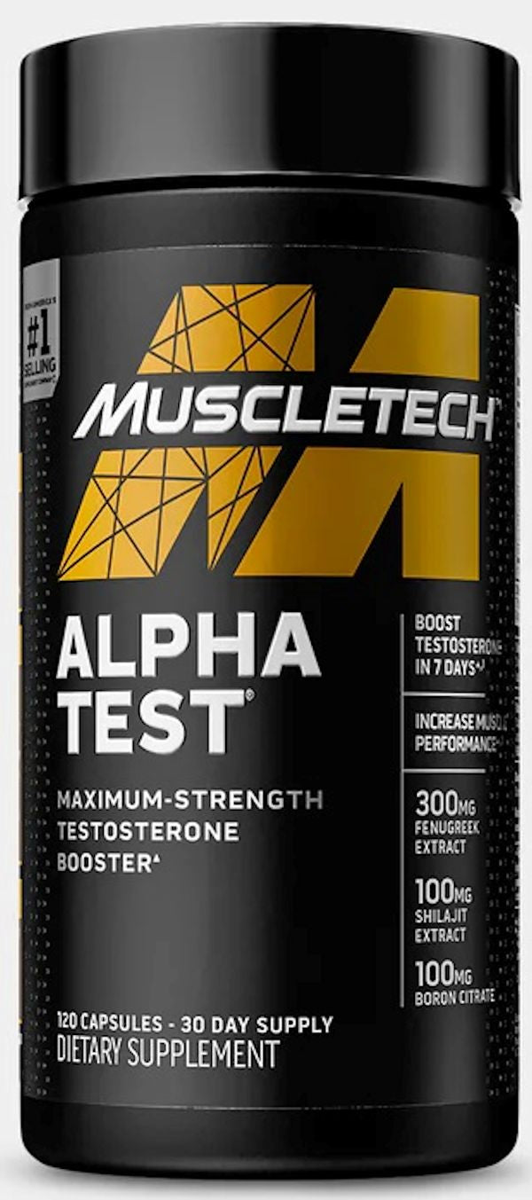 MuscleTech Alpha Test 60 Capsules|Lowcostvitamin.com