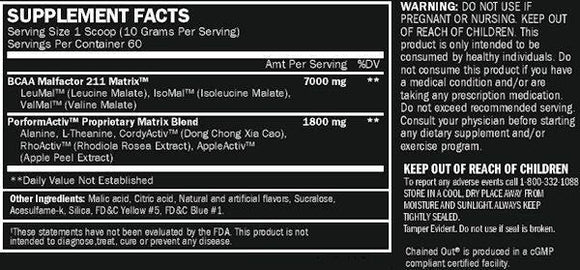 ALRI Chain'D Out 60 servings|Lowcostvitamin.com|BCAAs