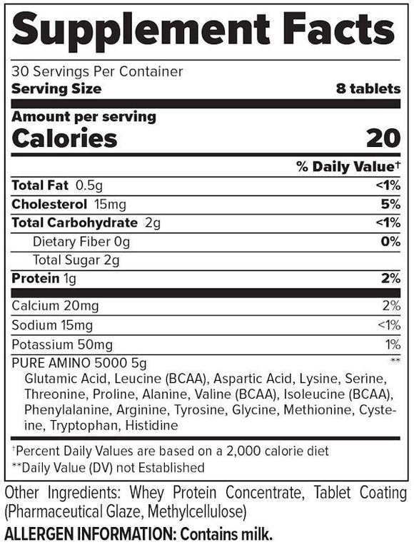 FinaFlex Pure Amino 5000 240 tabs|Lowcostvitamin.com|Amino Acids