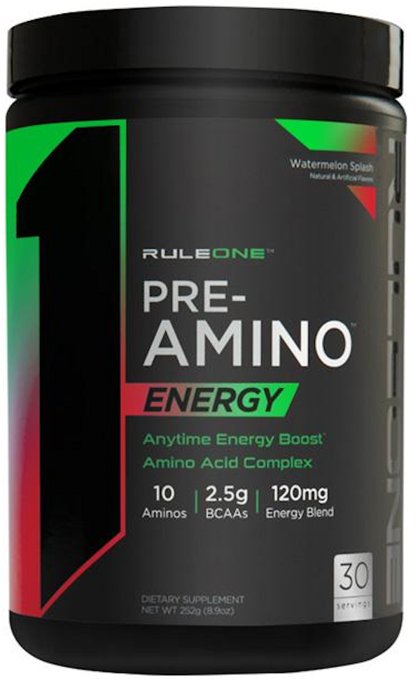 RuleOne Pre Amino Energy muscle size