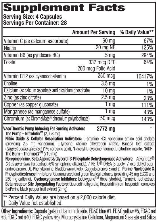 MHP Anadrox Pump & Burn 112 Capsules|Lowcostvitamin.com|Muscle Pumps