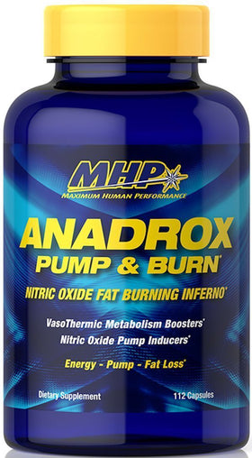 MHP Anadrox Pump & Burn 112 Capsules|Lowcostvitamin.com|Muscle Pumps