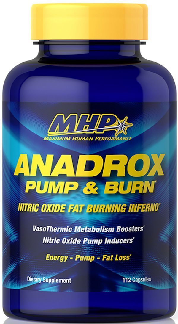 MHP Anadrox Pump & Burn 112 Capsules|Lowcostvitamin.com