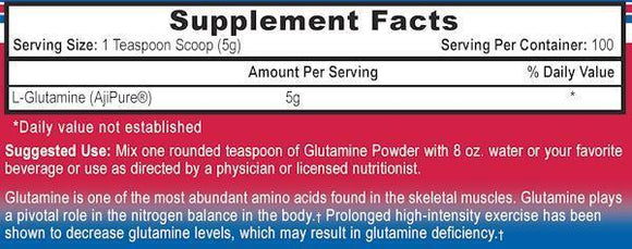 APS Nutrition L-Glutamine 500 gms|Lowcostvitamin.com|Glutamine