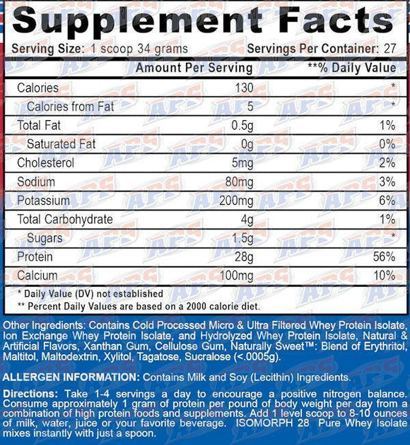APS Nutrition IsoMorph 28 2 lbs|Lowcostvitamin.com|