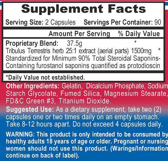 APS Nutrition Tribulus 1500 90 ct|Lowcostvitamin.com|Test Booster