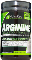 NutraKey Arginine AKG Powder 500gms|Lowcostvitamin.com|Arginine