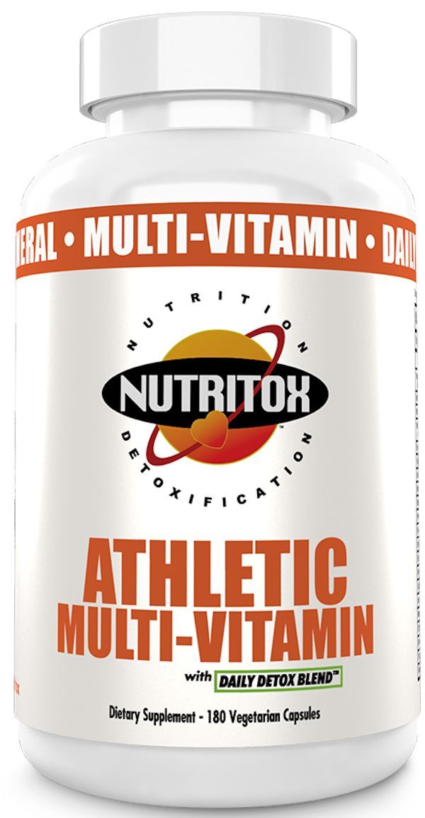 Nutritox Athletic Multi-Vitamin 180 Veg Caps|Lowcostvitamin.com