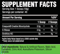 Chemix ATP Pre-Workout facts