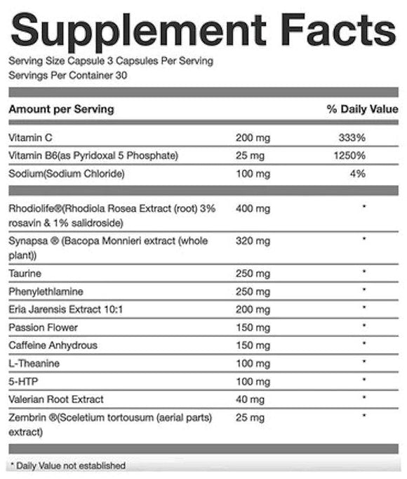 Chaos and Pain Bacchus 90 Caps|Lowcostvitamin.com|