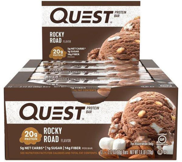 Quest Bars Quest 12 box|Lowcostvitamin.com|Bars