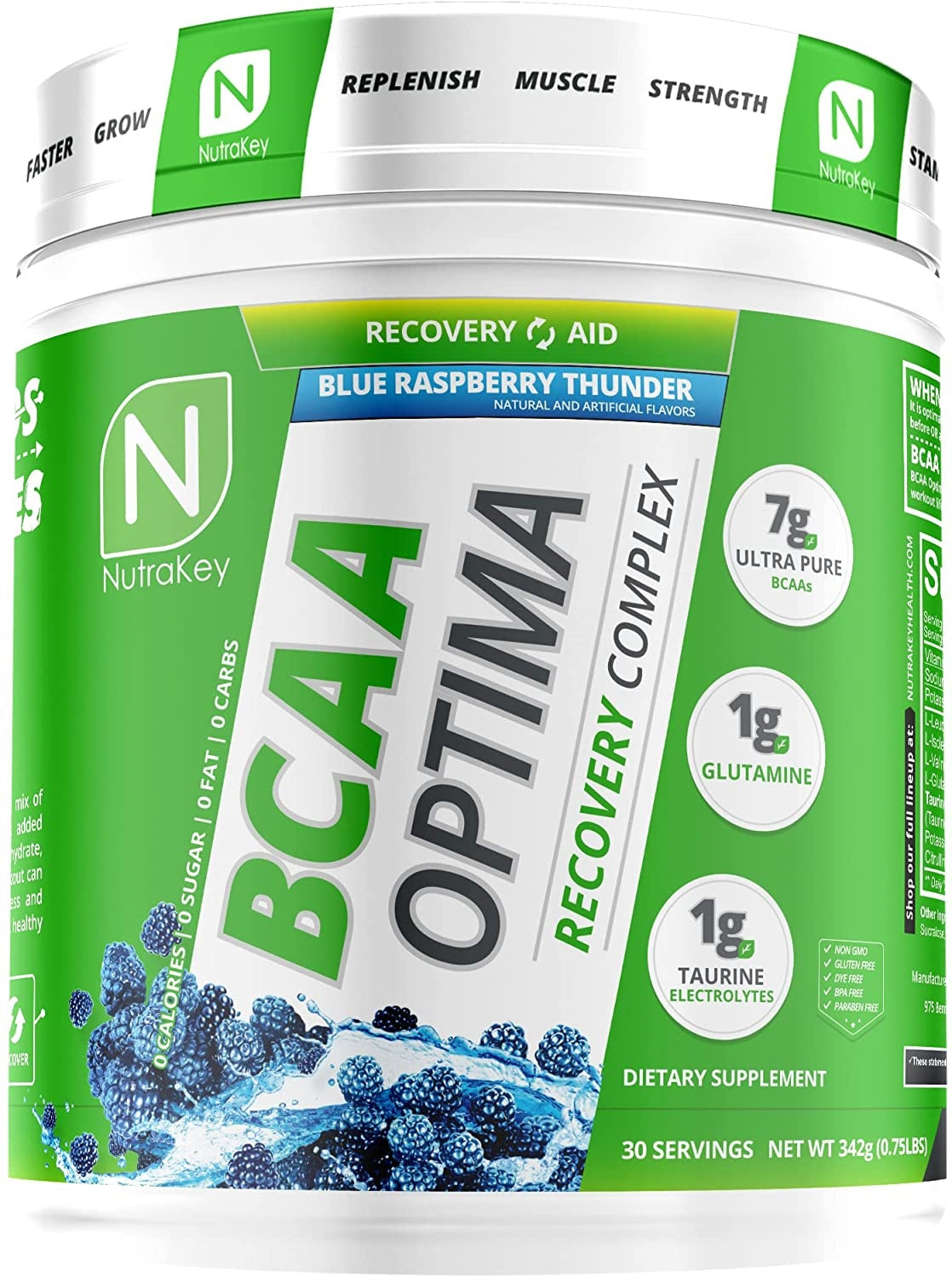 Nutrakey BCAA Optima 30 servings|Lowcostvitamin.com