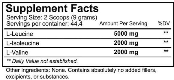 NutraKey BCAA Powder 400 gms|Lowcostvitamin.com|BCAA