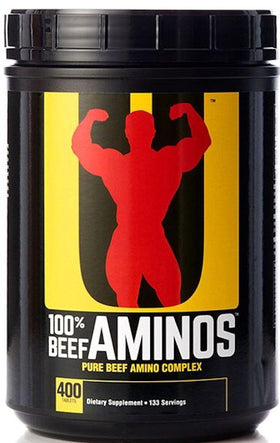 Universal Nutrition 100% Beef Aminos 400 tabs|Lowcostvitamin.com|Amino Acids