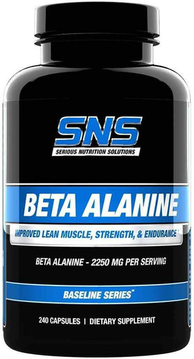 Serious Nutrition Solutions SNS Beta-Alanine 240 Caps|Lowcostvitamin.com|beta alanine